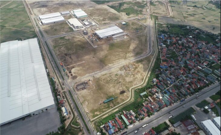 Cho thuê 1.2ha đất TMDV, nhà hàng kho xưởng tại KCN Minh Quang, Mỹ Hào, Hưng Yên