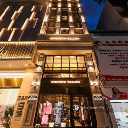 Bán tòa nhà đẹp 220 Trần Hưng Đạo, Q1, 57.4m², 7 lầu, dòng tiền ~5.5%, Giá 43 tỷ