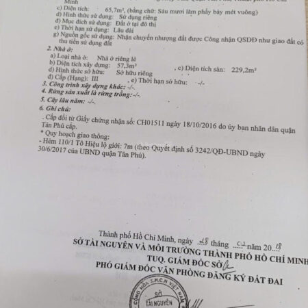 Cần bán nhà đẹp Tô Hiệu, Hiệp Tân, Tân Phú. Diện tích 4.25x16m trệt 3 lầu. Giá 8.8 tỷ