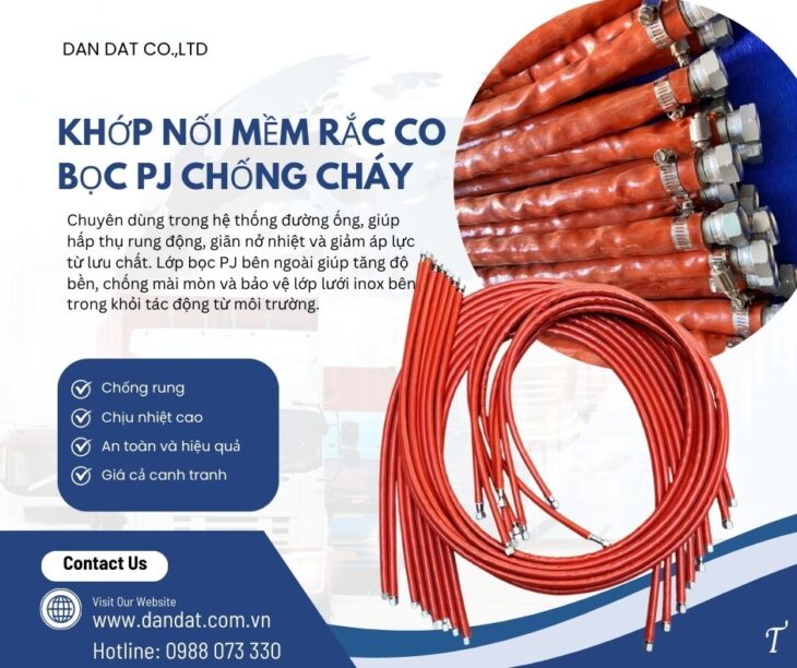 Khớp Giãn Nở/ Ống Bù Trừ Giãn Nở Nhiệt Inox/ Khớp Nối Giãn Nở Inox Pasty/ Bù Giãn Nở Đường Hơi