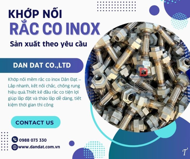 Khớp Giãn Nở/ Ống Bù Trừ Giãn Nở Nhiệt Inox/ Khớp Nối Giãn Nở Inox Pasty/ Bù Giãn Nở Đường Hơi