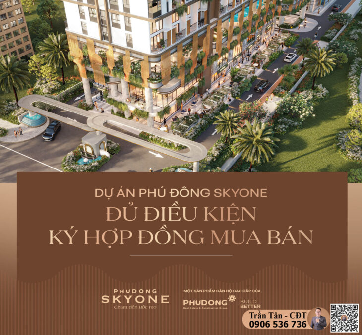 Căn hộ Phú Đông SkyOne – Chỉ từ 1,9 tỷ – Ngay mặt tiền DT743C – Thanh toán chỉ 4.5 triệu/tháng