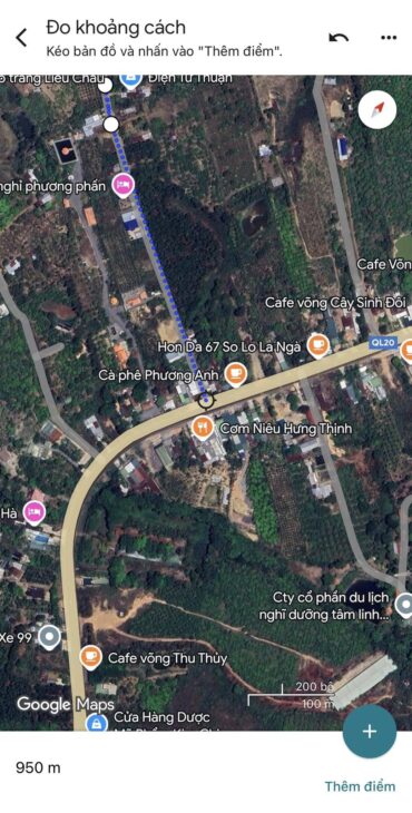 bán đất la ngà định quán 12.356m thực tế hơn đã có 300m thổ cư