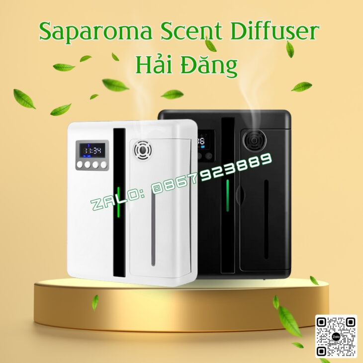 MÁY TẠO HƯƠNG THƠM SAPAROMA HẢI ĐĂNG 160ml, THƠM PHÒNG, HỖ TRỢ KHỬ MÙI, SPA, NHÀ HÀNG, KHÁCH SẠN,…