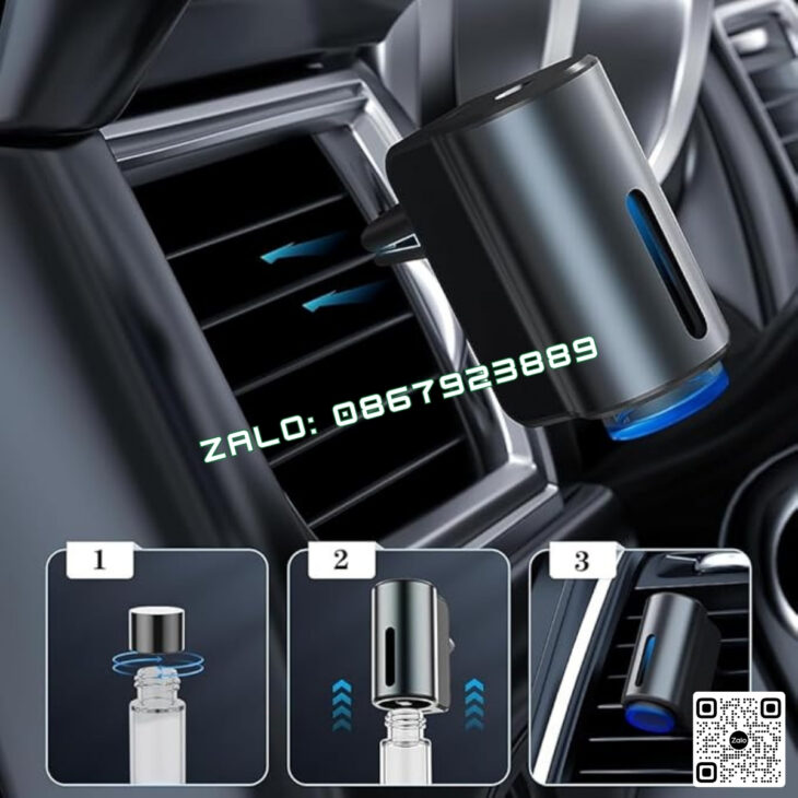 MÁY TẠO KHUẾCH TÁN TINH DẦU THƠM Ô TÔ SAPAROMA – GALAXY CAR PRO, HỖ TRỢ KHỬ MÙI XE HƠI, CHỐNG SAY XE