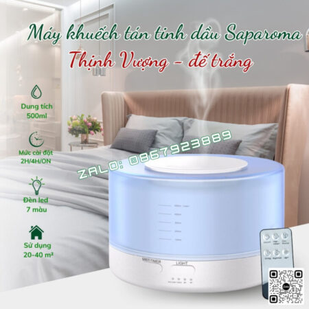 MÁY KHUẾCH TÁN TINH DẦU SAPAROMA, XÔNG THƠM PHÒNG, BÙ ẨM, HỖ TRỢ XUA ĐUỔI MUỖI, CÔN TRÙNG MÁY KHUẾCH TÁN TINH DẦU SAPAROMA, XÔNG THƠM PHÒNG, BÙ ẨM, HỖ TRỢ XUA ĐUỔI MUỖI, CÔN TRÙNG