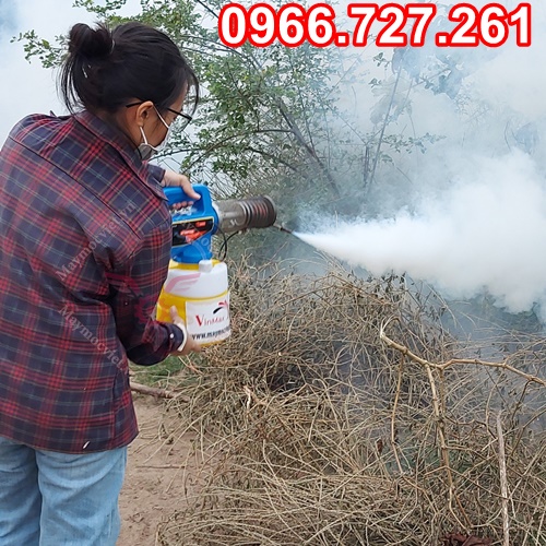 Máy phun khói mini chạy gas