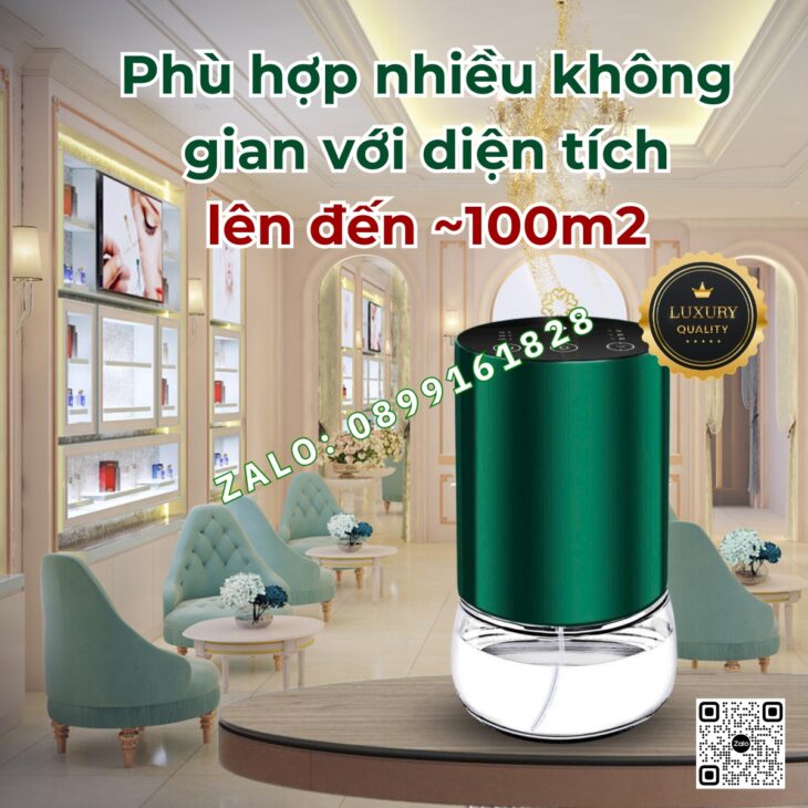 MÁY TẠO HƯƠNG THƠM SAPAROMA – GALAXY MAX 100ml, HỖ TRỢ KHỬ MÙI, THƠM PHÒNG, NHÀ HÀNG, KHÁCH SẠN