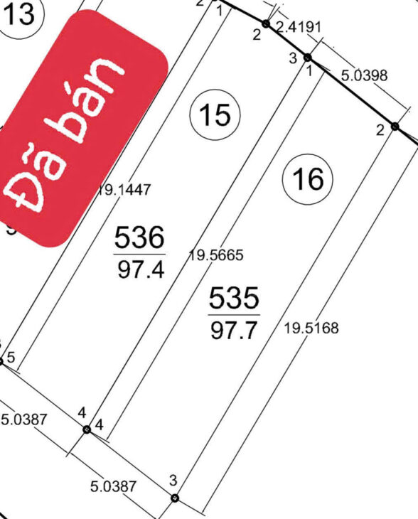 Bán 2 lô liền kề mặt tiền đường Liên Hoa, (Xã Vĩnh Ngọc) phường Tây Nha Trang.