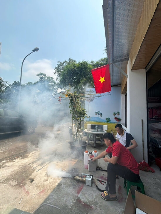 Máy phun khói Turbo PK88 siêu giảm âm, khử trùng dịch bệnh cho chuồng trại chăn nuôi