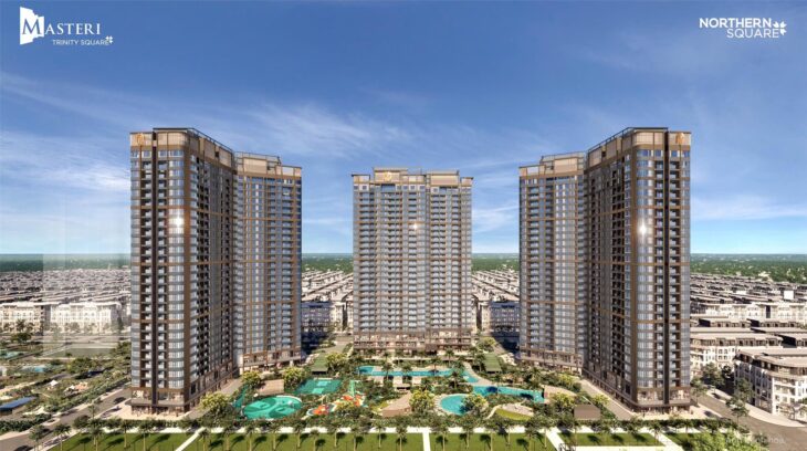 BÁN CĂN STUDIO – TRINITY SQUARE, VIEW BỂ BƠI HƯỚNG ĐÔNG NAM – GIÁ CHỈ TỪ 2,12 TỶ