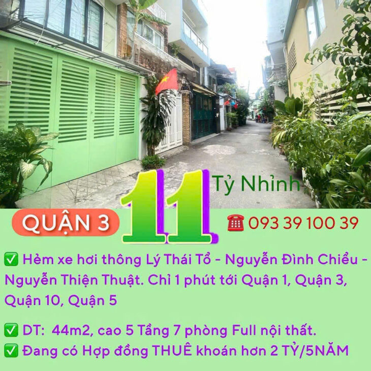 CƠ HỘI ĐẦU TƯ AN TOÀN– DÒNG TIỀN ỔN ĐỊNH TRÊN 2 TỶ/NĂM- CHDV CÁC QUẬN TRUNG TÂM: chỉ từ 11 Tỷ. LH: