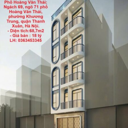 BÁN NHÀ CĂN HỘ , TẠO RA DÒNG TIỀN LUÔN. Toạ Lạc Tại Phố Hoàng Văn Thái, Quận Thanh Xuân, Hà Nội.