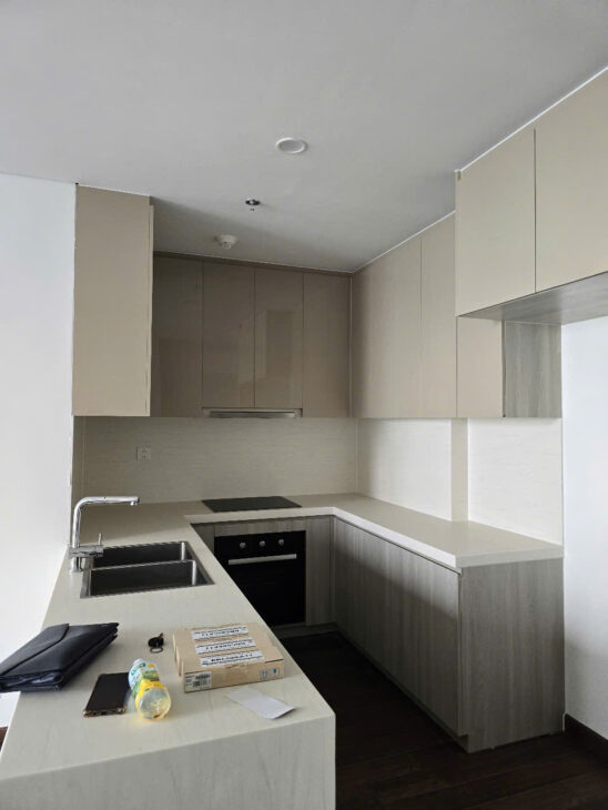 Cho thuê căn hộ 3 ngủ đồ cơ bản Masteri West Heights khu đô thị Vinhomes Smart City