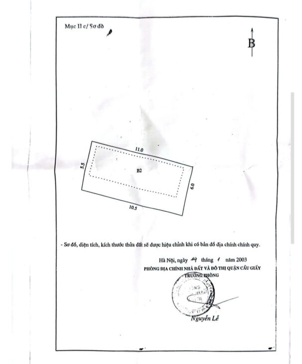 BÁN GẤP ĐẤT CẦU GIẤY-TRẦN CUNG 65M2, MẶT TIỀN 6M, QUY HOẠCH RA MẶT PHỐ, GIÁ CHỈ 11 TỶ