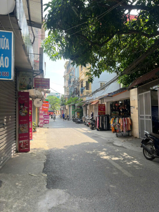 BÁN ĐẤT PHỐ THANH LÂN, HOÀNG MAI 60M LÔ GÓC Ô TÔ ĐỖ CỬA