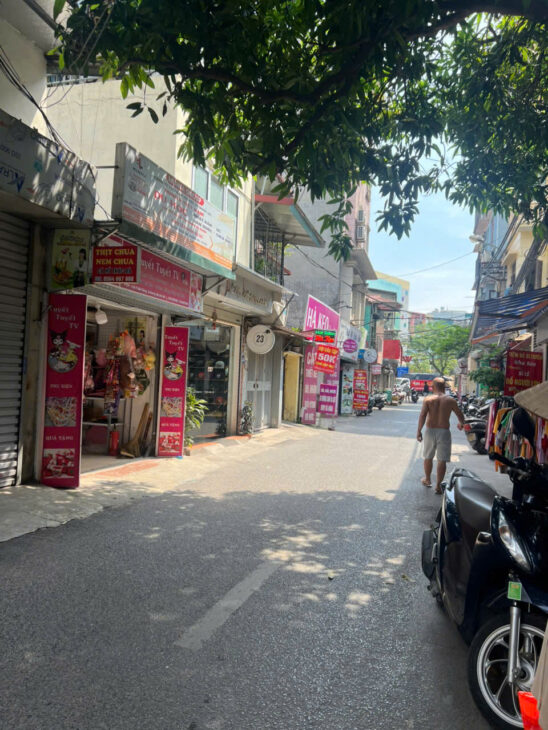 BÁN ĐẤT PHỐ THANH LÂN, HOÀNG MAI 60M LÔ GÓC Ô TÔ ĐỖ CỬA