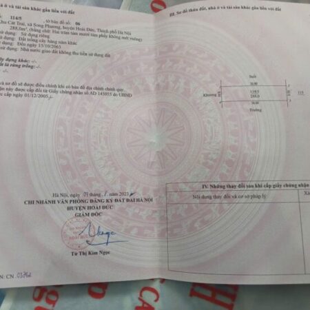 ĐẤT ĐẸP – GIÁ RẺ- CHÍNH CHỦ BÁN Nhanh Lô Đất Nông Nghiệp tại SONG PHƯƠNG, HOÀI ĐỨC, HÀ NỘI