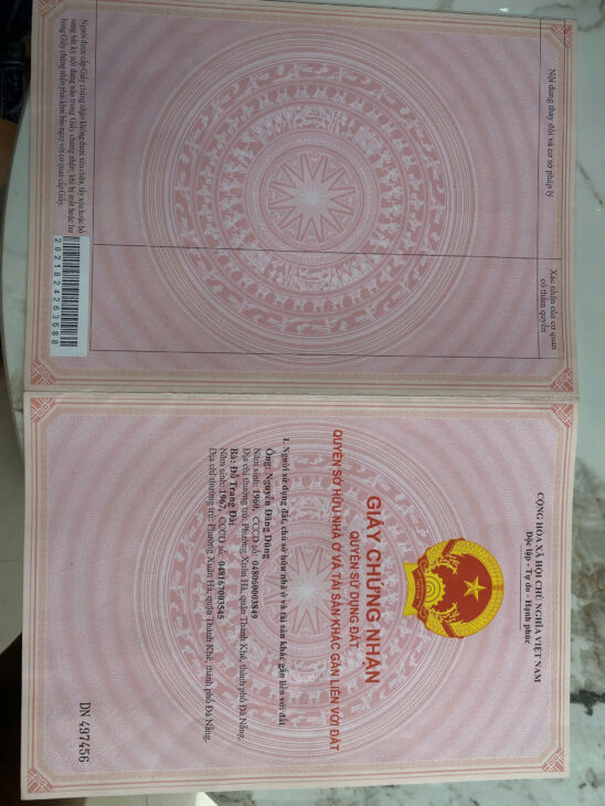 CẦN BÁN CĂN LỬNG TẠI HÙNG VƯƠNG – THANH KHÊ – ĐÀ NẴNG