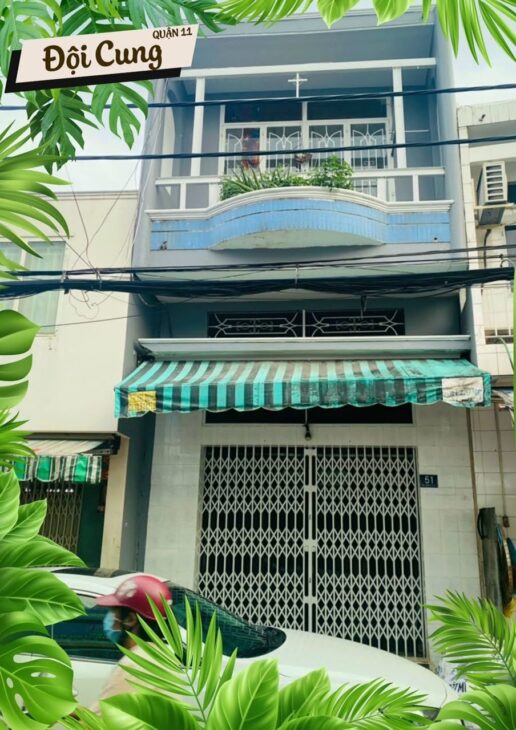 BÁN NHÀ 2 MẶT TIỀN ĐỘI CUNG – Q.11 – GẦN CHỢ CHIM XANH – GIÁ CHỈ 7,9 TỶ