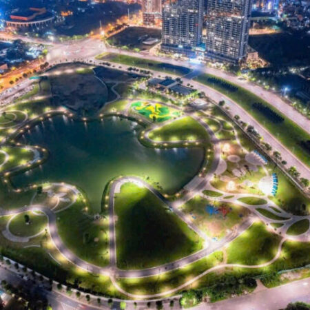 Bán căn Viwe Công viên Mễ Trì xem Bắn Pháo Hoa SVĐ Mỹ Đình 116m2 (3N3VS) giá TTS 14 tỷ 1 căn tầng