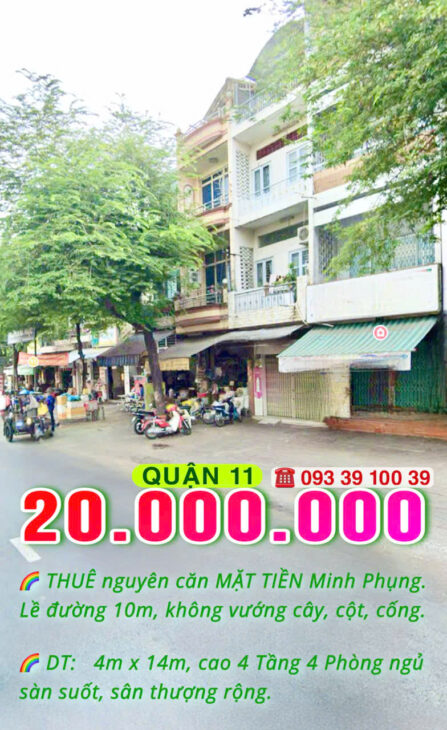 20 Triệu: NGUYÊN CĂN MẶT TIỀN QUẬN 1, CHỢ BẾN THÀNH, NHÀ MỚI 3 TẦNG 3 PHÒNG CÓ NỘI THẤT. 0933910039