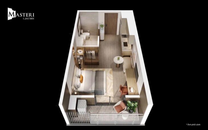BÁN CĂN STUDIO – TRINITY SQUARE, VIEW BỂ BƠI HƯỚNG ĐÔNG NAM – GIÁ CHỈ TỪ 2,12 TỶ