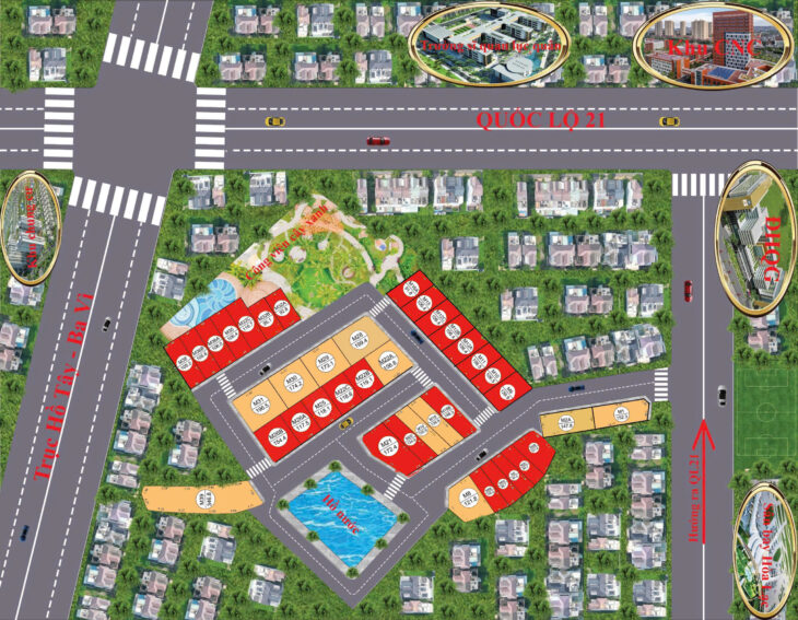 Bán đất nền Láng Hòa Lạc 100m2 giá 2.9 tỷ – gần khu công nghệ cao, hạ tầng hoàn chỉnh Nguyễn Hùng