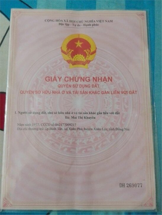 ĐẤT ĐẸP – GIÁ TỐT Chính Chủ Cần bán Lô Đất Xã Xuân Phú, Huyện Xuân Lộc, Đồng Nai