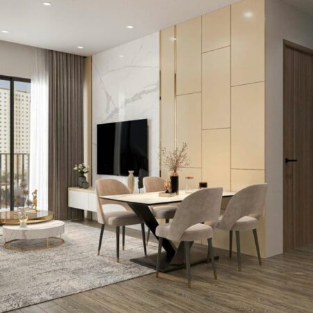 Cho thuê căn hộ 2 phòng ngủ -TC1, Vinhomes Smart City – Full nội thất, chỉ xách vali vào ở!