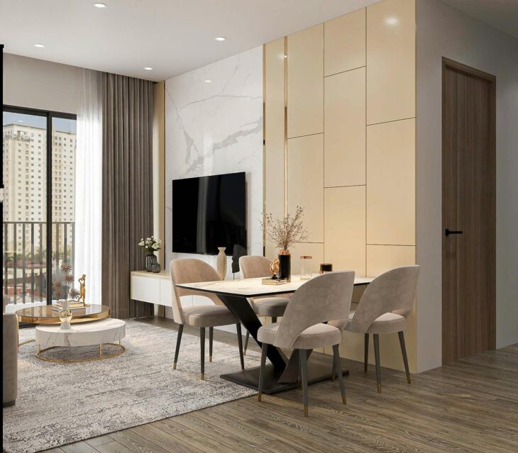 Cho Thuê Căn Hộ 2 Phòng Ngủ – Vinhomes Smart City – Tây Mỗ – Tòa Canopy TC1