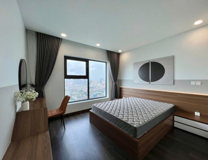 Căn Góc 127m² – 3PN, Nội Thất Đẹp Ở Ngay, BC Đông Nam – BIG Tower Phạm Hùng