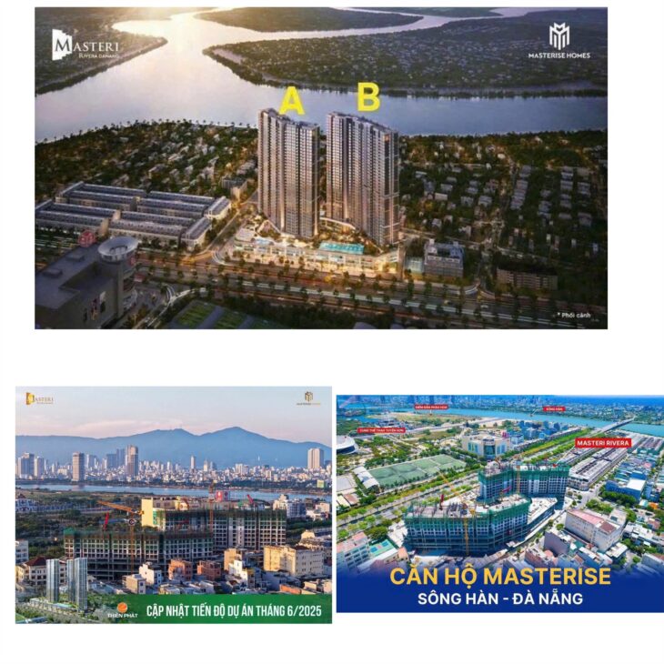Nhận BOOKING TÒA A CHỈ 50 TRIỆU/CĂN đẹp nhất DỰ ÁN MASTERI RIVERA ĐÀ NẴNG, P.Hòa Cường Nam, Hải Châu