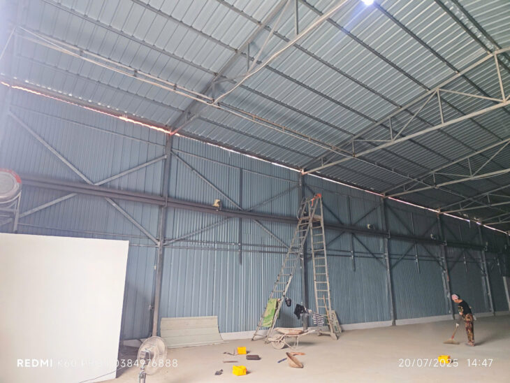 – Cho thuê nhà xưởng gần KCN Quế Võ 1 – Bắc Ninh Diện tích: 1200m2