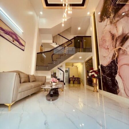 NHÀ ĐẸP HUỲNH THỊ ĐỒNG,5 TẦNG , HẺM XE HƠI ,FULL NỘI THẤT CAO CẤP