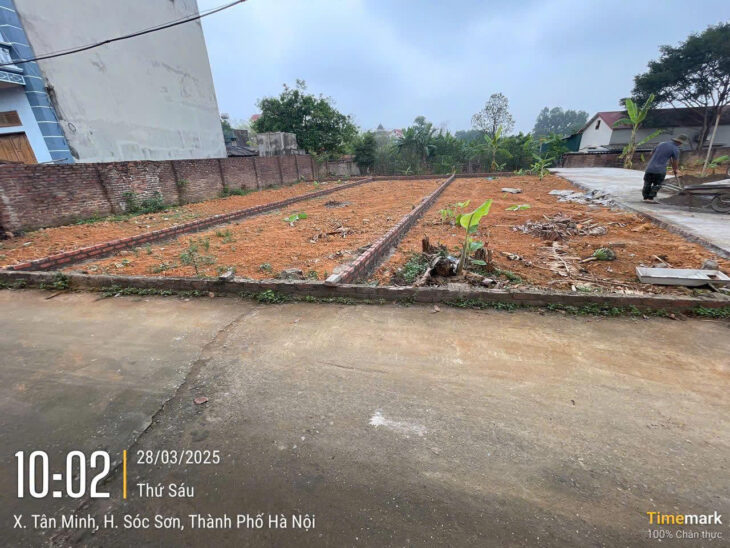 Chính chủ chuyển nhượng lô đất tại Sơn Đoài, Tân Minh, Sóc Sơn, Hà Nội,