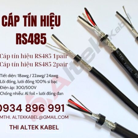 Cáp tín hiệu RS485 24AWG 2 Pair ALTEK KABEL