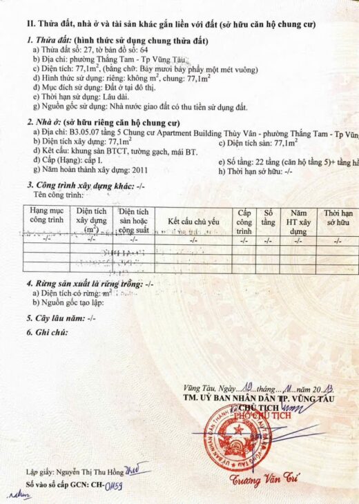 Căn hộ góc view biển tuyệt đẹp – trung tâm TP. Vũng – 165A Thùy Vân, P. Thắng Tam, Vũng Tàu, BRVT