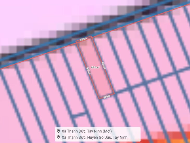 Đất Vuông đẹp HXH 95m2 (ONT) – Trà Võ – Đất Sét (QL22B) TN