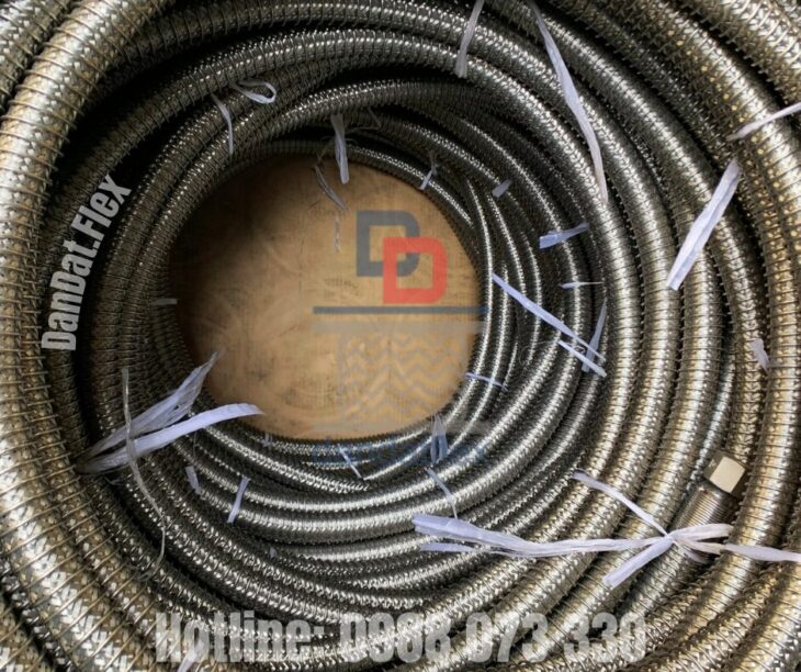 Ống mềm cao su bọc lưới inox, Ống mềm inox lắp bích, Ống mềm chịu nhiệt không lưới