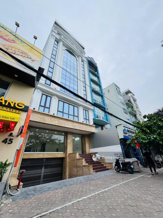 Bán nhà mặt phố Trần Bình – Cầu Giấy – DT 85m – 9 Tầng Thang Máy Vỉa Hè Ô tô 2 làn DT 75tr/th