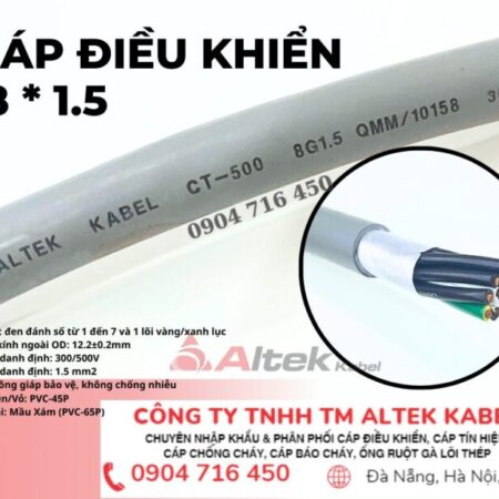 Cáp 8G0.5, 8g0.75, 8g1.0, 8g1.5 Altek Kabel Cáp 8G0.5, 8g0.75, 8g1.0, 8g1.5 Altek Kabel