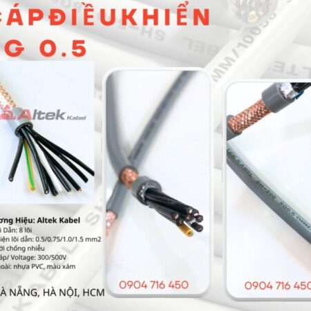 Cáp điều khiển Altek Kabel có lưới SH-500 8G 0.5 QMM Cáp điều khiển Altek Kabel có lưới SH-500 8G 0.5 QMM