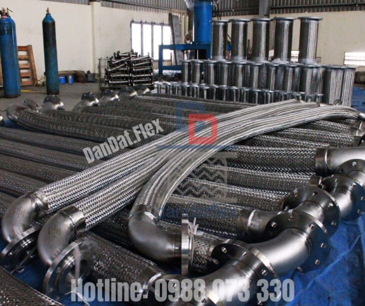 Ống mềm kim loại | Ống mềm inox công nghiệp | Ống mềm inox bọc PJ