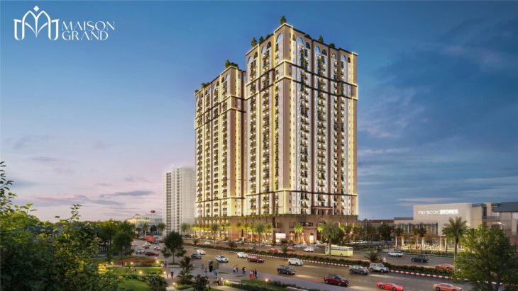 BÁN CĂN HỘ 2PN 60m² – TRUNG TÂM CẢNG PHÚ MỸ, MAISON GRAND 1,98 TỶ