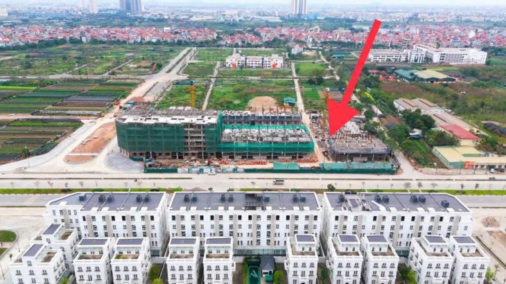 Giá chỉ 26 26 tỷ LK 102m2 căn xẻ khe cực thoáng sát mặt đường Tây Thăng Long, xây 7 tầng và 1 hầm