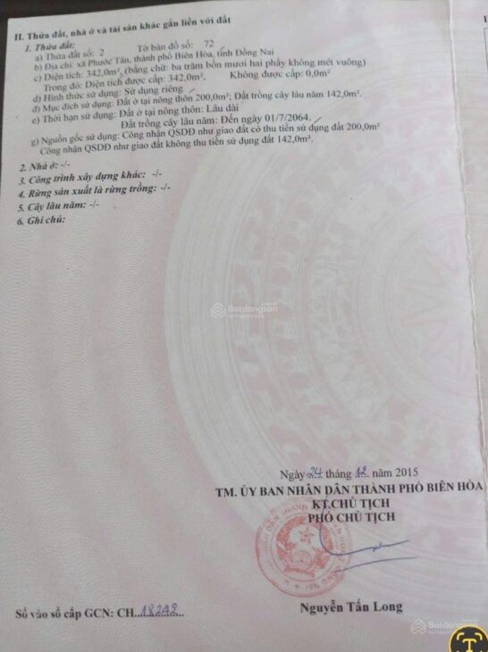 Bán nhà chính chủ thổ cư, mặt tiền kinh doanh. Tiện ích đầy đủ Phước Tân, Thành phố Biên Hòa, Đồng