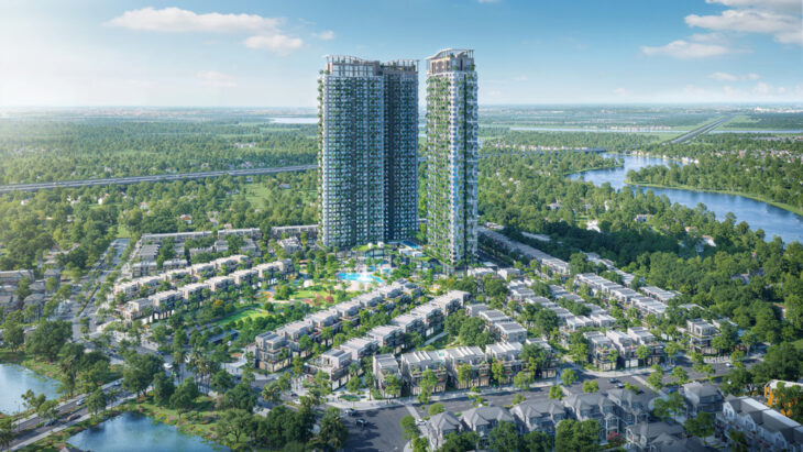 Căn hộ 2PN giá gốc Sky Retreat Eco Retreat giá tốt 3,9 tỷ (gồm VAT+KPBT), view biệt thự đảo