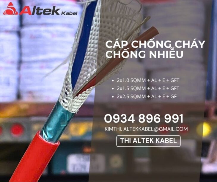 Cáp Chống Cháy Chống Nhiễu Altek Kabel Chính Hãng – Giao Nhanh Toàn Quốc