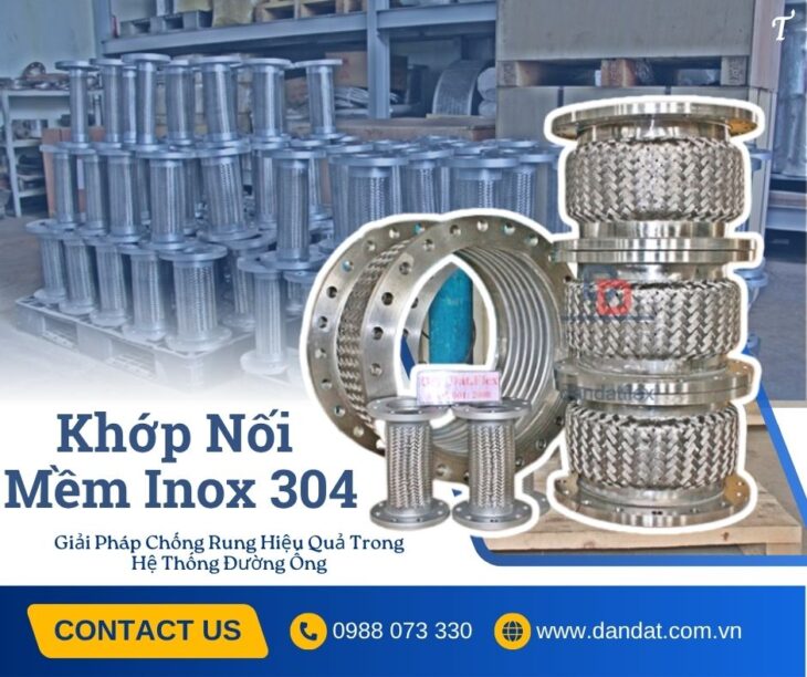 Khớp giãn nở inox nối bích/ Khớp nối đường ống dẫn dầu/ Khớp giãn nở nhiệt bằng vải/Bù giãn nở nhiệt